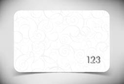 Numerazione in rilievo silver